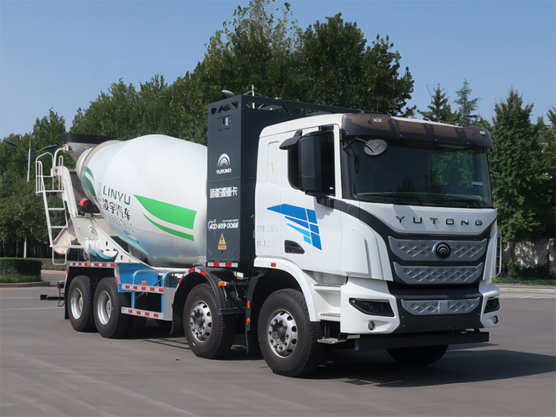 中集3915k1体育十年品牌值得信赖宇通系列新能源搅拌车