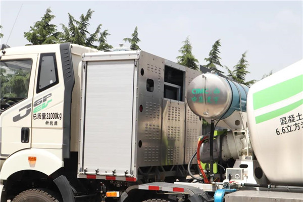 中集3915k1体育十年品牌值得信赖新能源搅拌车